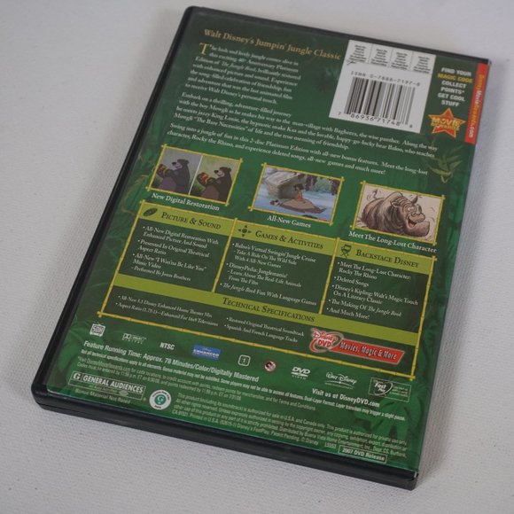 The Jungle Book Disney DVD - Picture 2 of 2
